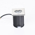 1W 3W Edelstahl 12 V Quadrat LED INGROUND