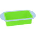 Carbon steel frame silicone loaf pan