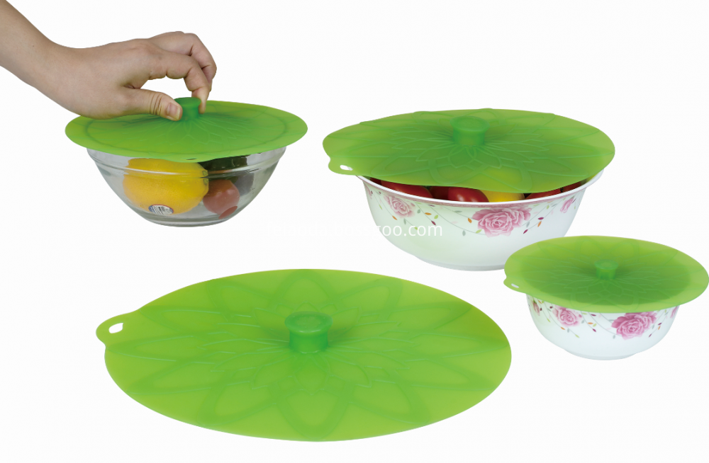 Useful Food Grade Silicone Pop Top Lid Set