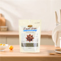 Doypack White Kraft Paper Small Green Coffee Tea Coffee Bags With Window