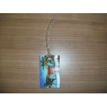 2015 Portable Mini Plastic Hang Tag with 3D Effect