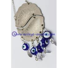Blue Evil Eye Wall Hanging Ornament with Evil Eye Bead