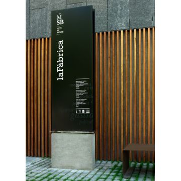 Attractive Customized Painted Stainless Steel Directional Signs