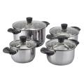 Heavy bakelite 8pcs cookware set