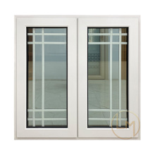 Weiße doppelte Aluminium -Casement Französische Fenster zum Verkauf