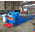 Steel tile double layer roof roll forming machine