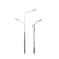 Galvanized pole for LED street lamp