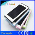 Grade a Lithium Polymer Battery 12000mAh Super Thin Solar Power Bank