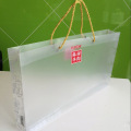 Custom Branding Printing Plastic PP Bag con cuerda (bolso grande de PVC)