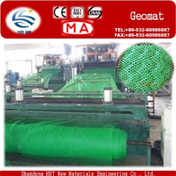 Protecting Vegetation Plastic Geomat to Fixed Water and Soil