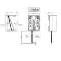 3-AAA-Batteriehalter/Box/Hülle mit Kabelleitungen