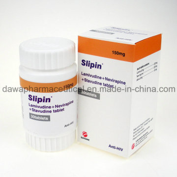 Tratamiento para el tratamiento del VIH Lamivudinum 3tc &amp; Viramune &amp; Stavudinum Tablet