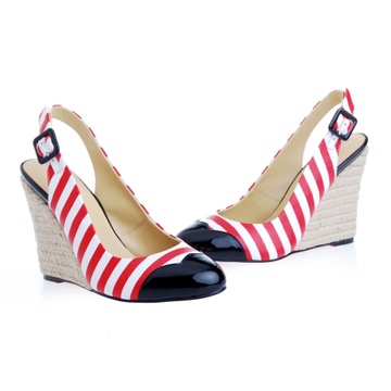 Fashion High Heel Wedge Dress Shoes (Hcy02-587)