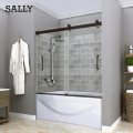 Sally Bathtub baignoire double pontage de pontage coulissant