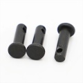 Black Flat Headed Cylindrical Pin with Holes