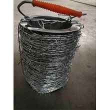 Alambre de púas galvanizado electro