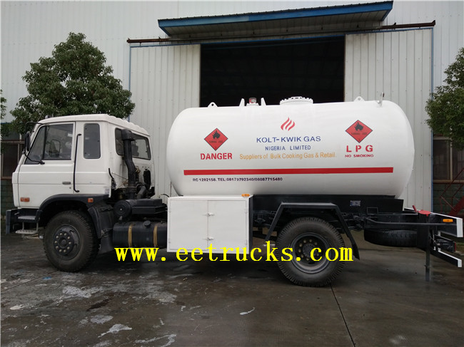 LPG Gas Cylinder Filling Truck