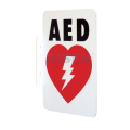 Custom logo CPR rescue kits emergency school health safety AED defibrillator wall signs