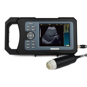 Black Handheld Veterinary Ultrasound Machine