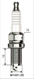 gapped spark plugs