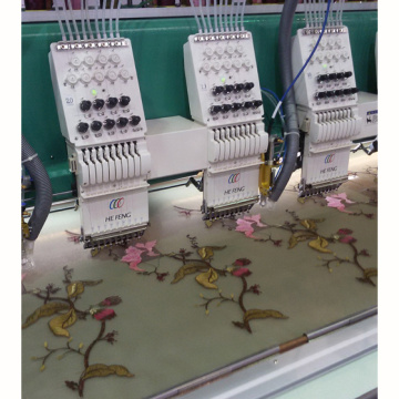 Multi-head 9 Needles 22 Heads High Speed Flat bed Embroidery Machine