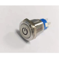 19mm on/off metal button switch