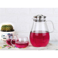 Heat-Resistant Glass Pitcher Tea Coffee Pot Home Juice Beverage Water Jug Bottle