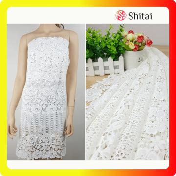 Hot selling fancy lace wedding fabric