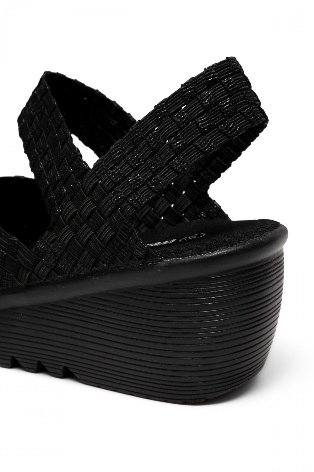 Platform Wedge Woven Sandals