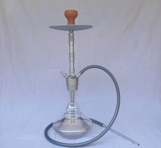 Detachable single tube glass hookah