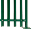 Pvc Coated Black Aluminum Steel Palisade Fencing Designs