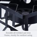 Outdoor Propan Campingplatz Square Burner Ofen