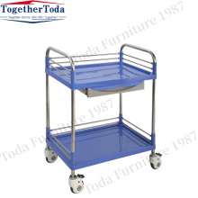 ABS plastic emergency cart medical medicine trolley