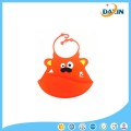 2016 baratos BPA livre com Catcher Waterproof Silicone Baby Bibs