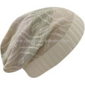 Baggy oversize knit wool beanie Chinese supplier