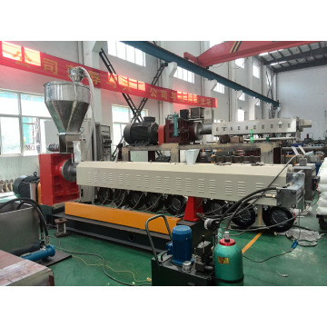 plastic recycling granule single screw extruder line