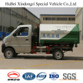 2cbm Changan Euro 4 Petrol Gasoline Hook Arm Lift Garbage Truck