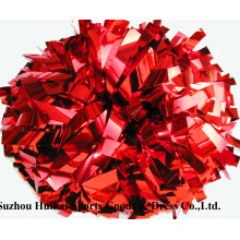 Metallic Red POM Poms