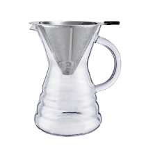 Pour Over Coffee Maker Reusable Stainless Steel Filter