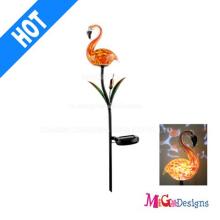 Excelente Glass Flamigo Solar Garden Lights Stake Products