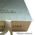 Luxury Gold Ribbon Hot Stamping Gift Box