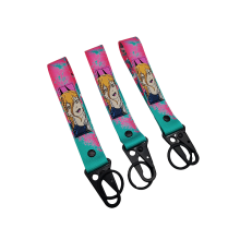 Sublimation anime carabiner clés clés clés porte-clés