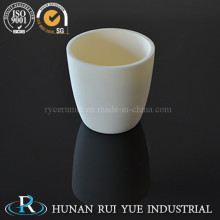 High Purity Cylindrical Al2O3 Ceramic Corundum Alumina Crucible