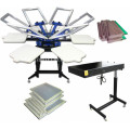 TM-R6 Manual T-Shirt 6 Color Screen Printing Machine