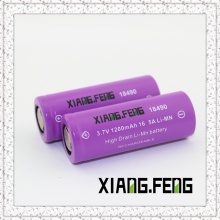 3.7V Xiangfeng 18490 1200mAh 16.5A Imr wiederaufladbare Lithium-Batterie