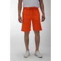 Ladies orange high waisted shorts