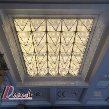 Lustre en cristal de design moderne pour projet d&#39;hôtel