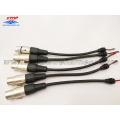 Conector de áudio XLR 5 pinos fêmea Jack microfone