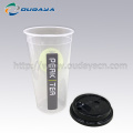 frozen beverage plastic disposable cups with lid