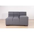 Modular Sectional Grey Fabric Tufty Time Sofa Replica